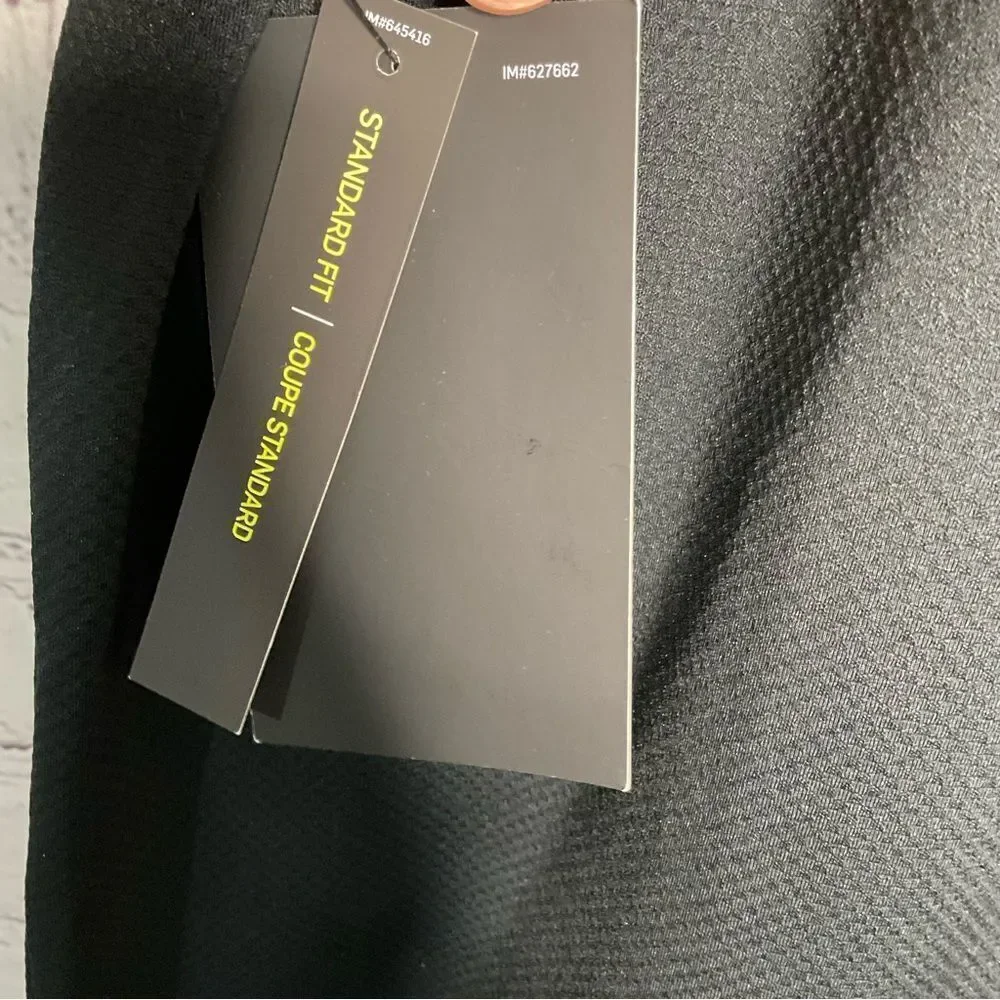 $85 NEW Nike Dri-Fit The Mike Zimmer Mock Neck Golf Polo Shirt‎ Black Size L